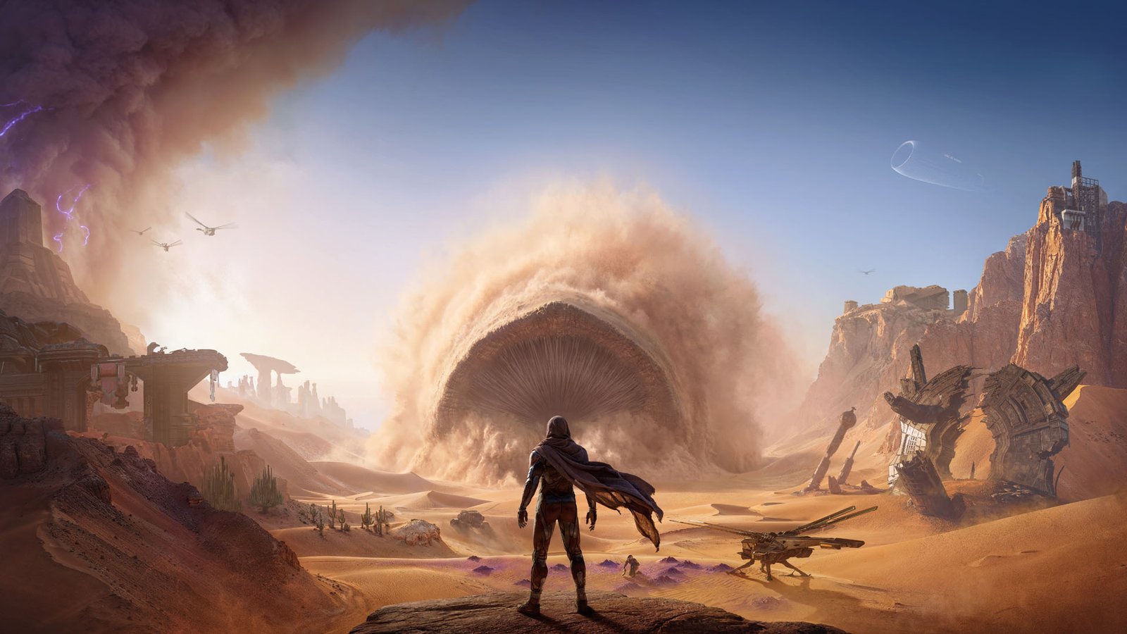 Arte clave de Dune: Awakening, disponible ahora en Xbox Game Pass