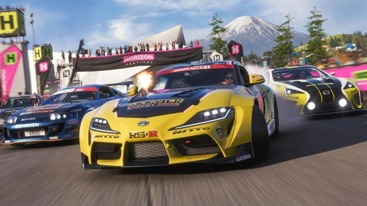 Captura de pantalla de Forza Horizon 6 durante el festival