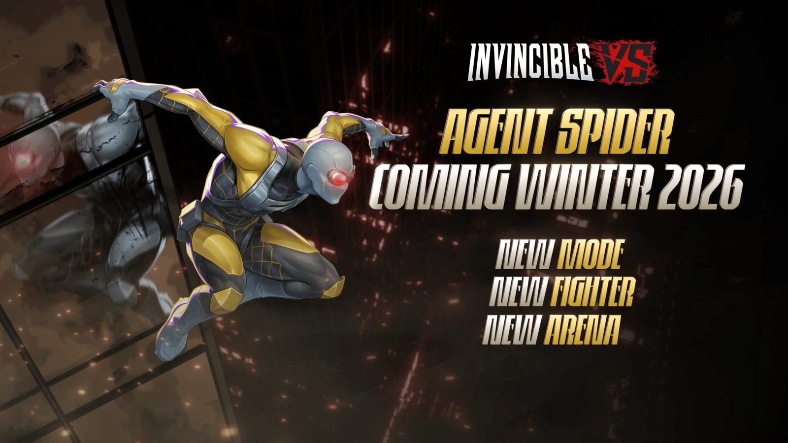 Agent Spider, nuevo personaje DLC de Invincible VS, en su tráiler de presentación