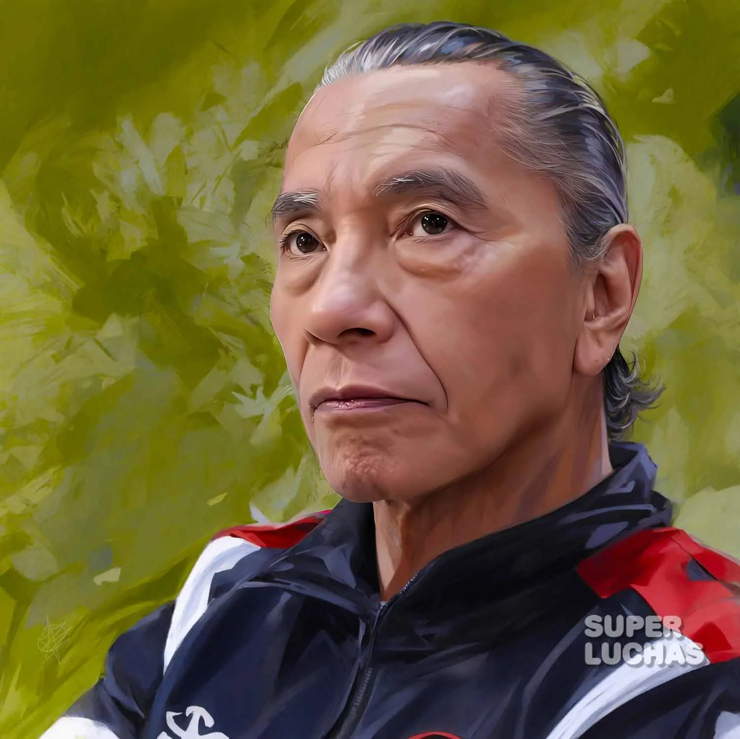Negro Casas durante la celebración de sus 47 años de carrera en la lucha libre