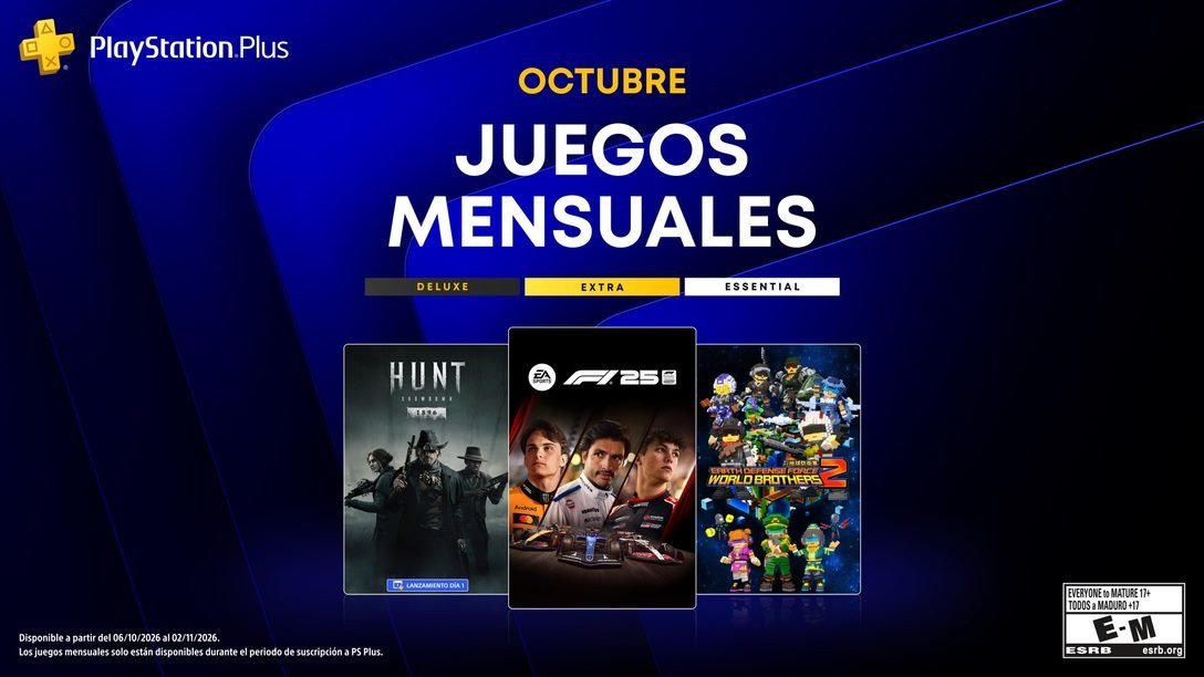 Juegos de PlayStation Plus de octubre de 2026