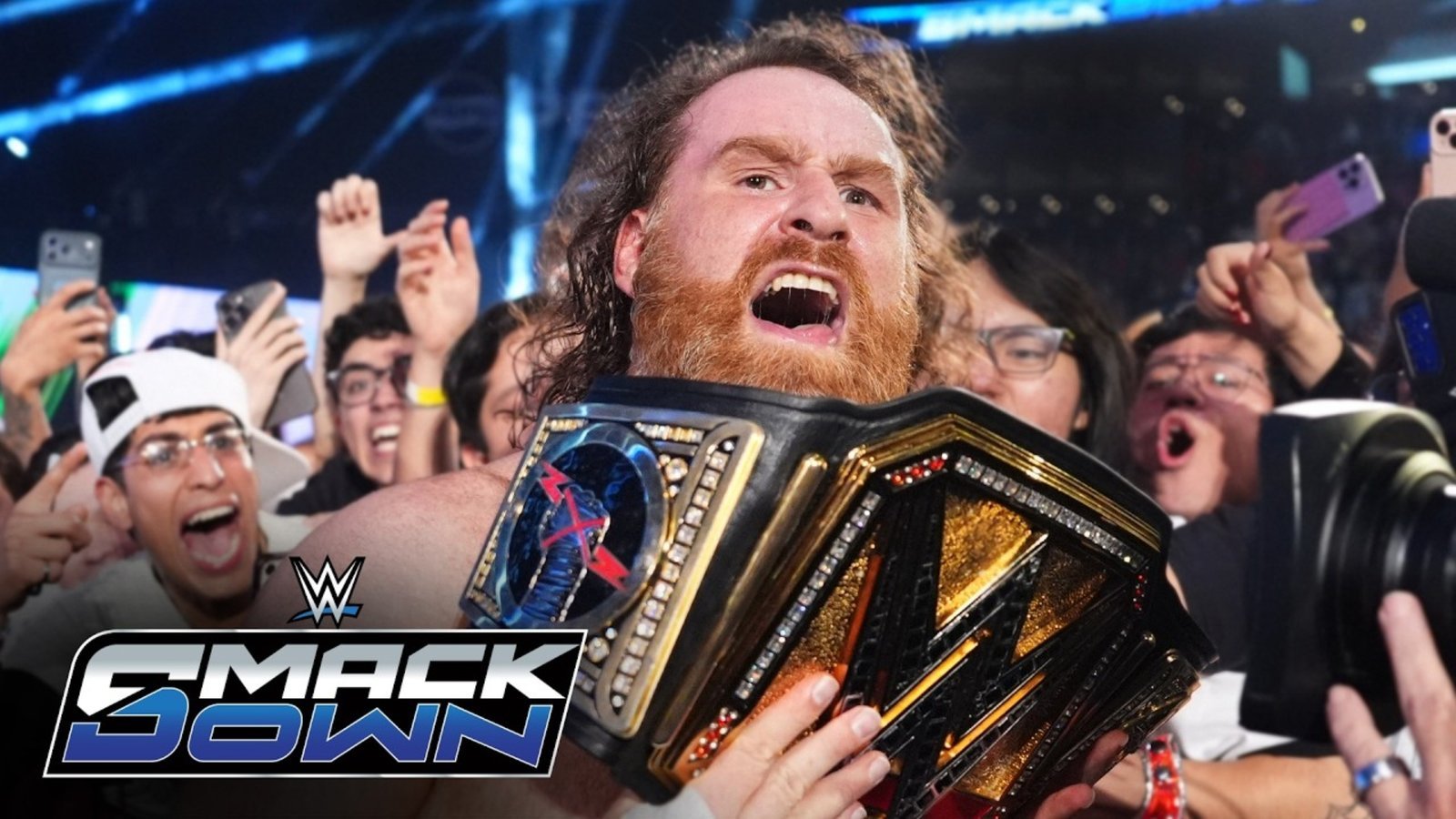 Arte del crossover WWE 2K26 x Street Fighter Elite Pack con luchadores como personajes de Street Fighter