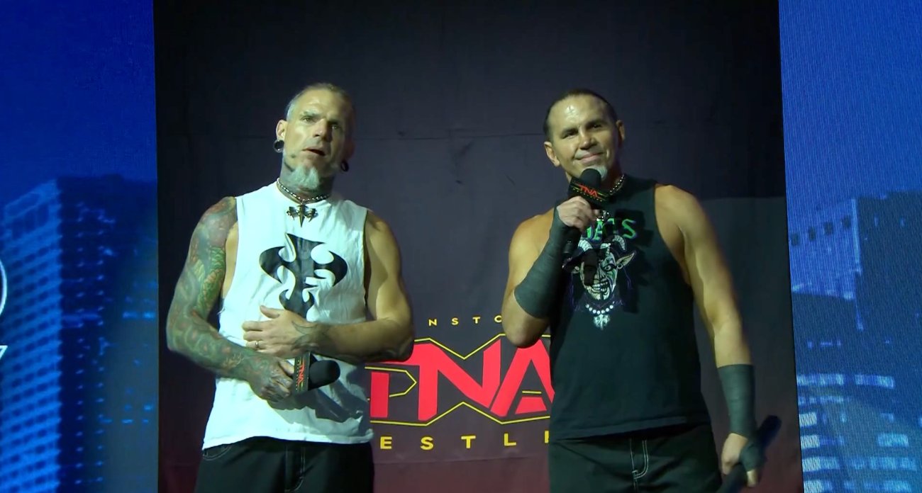 Matt y Jeff Hardy desafían a Syx en TNA Impact antes de Bound for Glory 2026