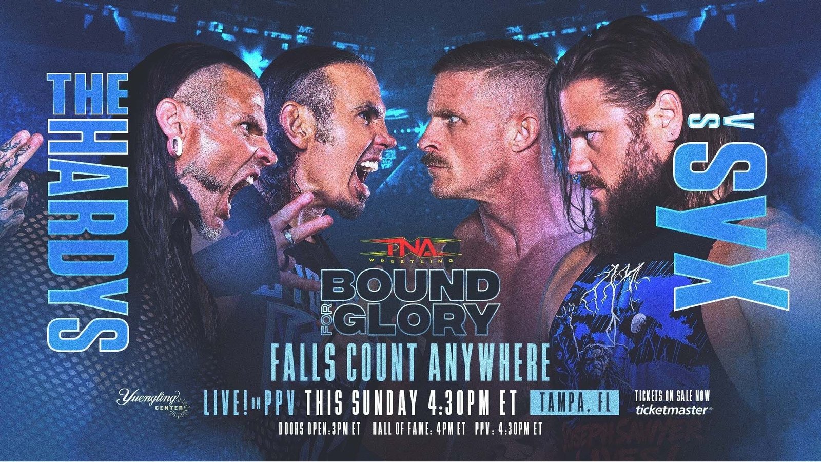 Los Hardys contra syX en TNA Bound for Glory 2026